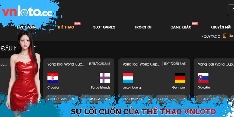 Sự lôi cuốn của thể thao VNLOTO